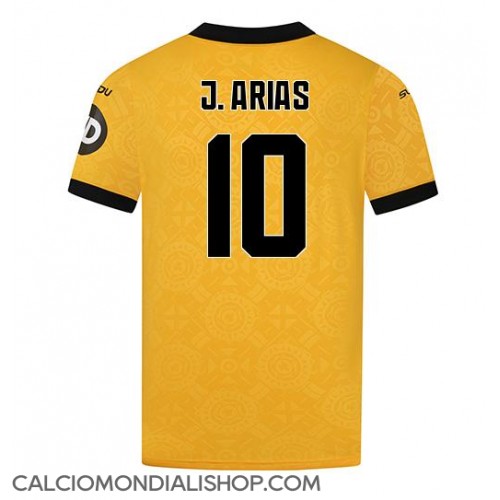 Maglie da calcio Wolves Jhon Arias #10 Prima Maglia 2025-26 Manica Corta